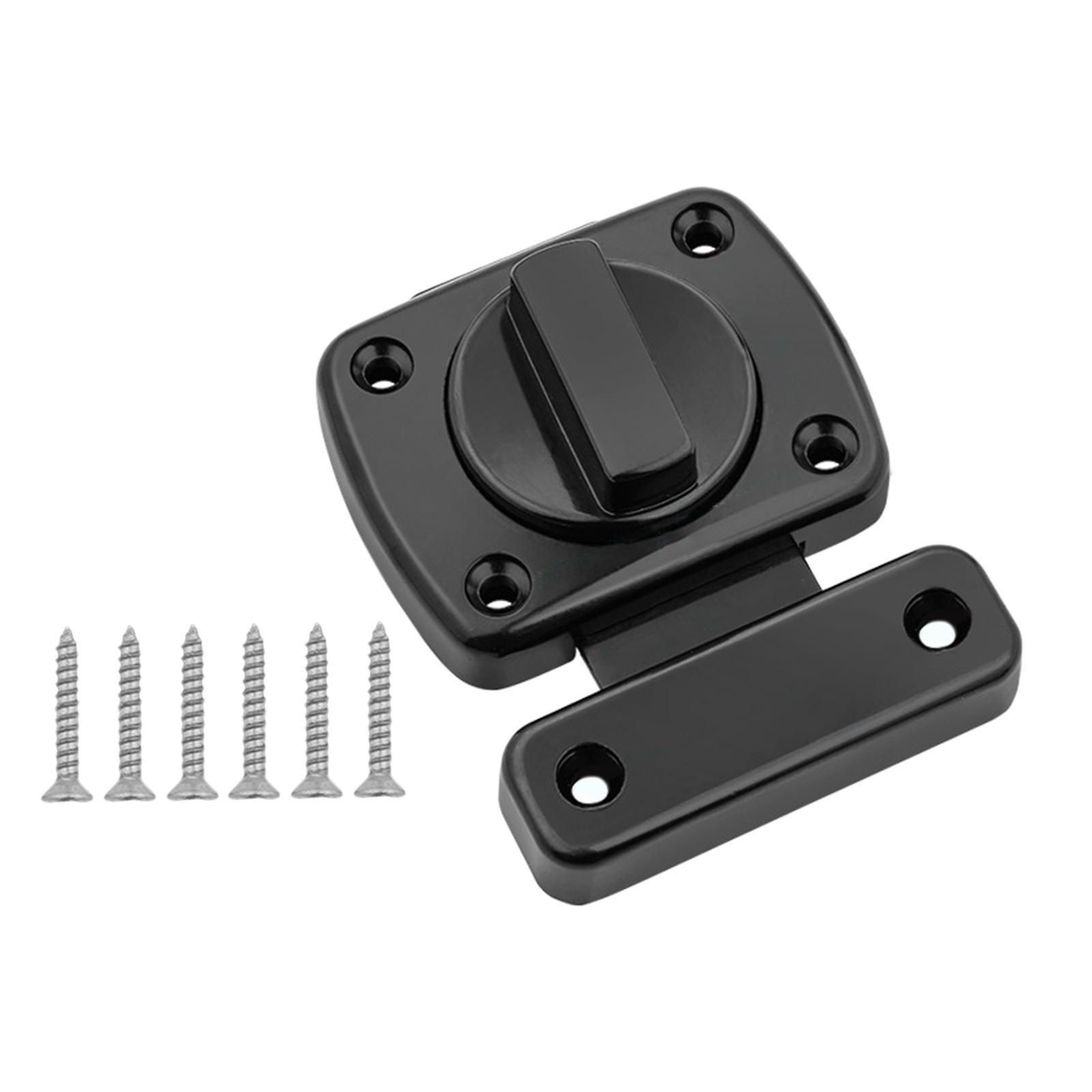 Rotate Bolt Latch Gate latches Safety Door Lock Pet Door Bathroom Door Lock latches for Window Metal Gates Garden Garage Door