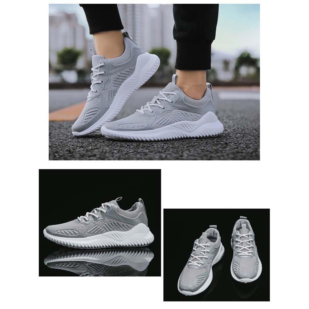 Giày Thể Thao Nam Tăng Chiều Cao Giày sneaker HHT MS024 Ghi