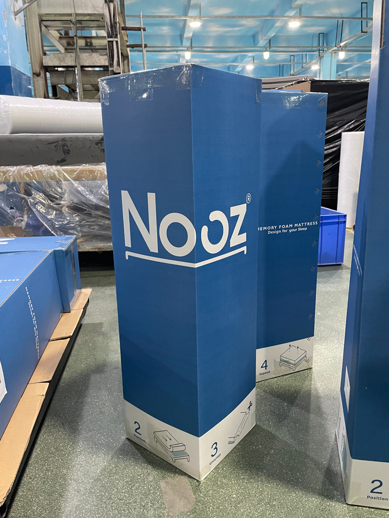 Nệm Foam NOOZ Home Goods  Tiêu Chuẩn CertiPUR-US Với Hai Tầng Foam Nâng Đỡ Ruột Đệm Cao Su Non Vỏ Nệm Tencel