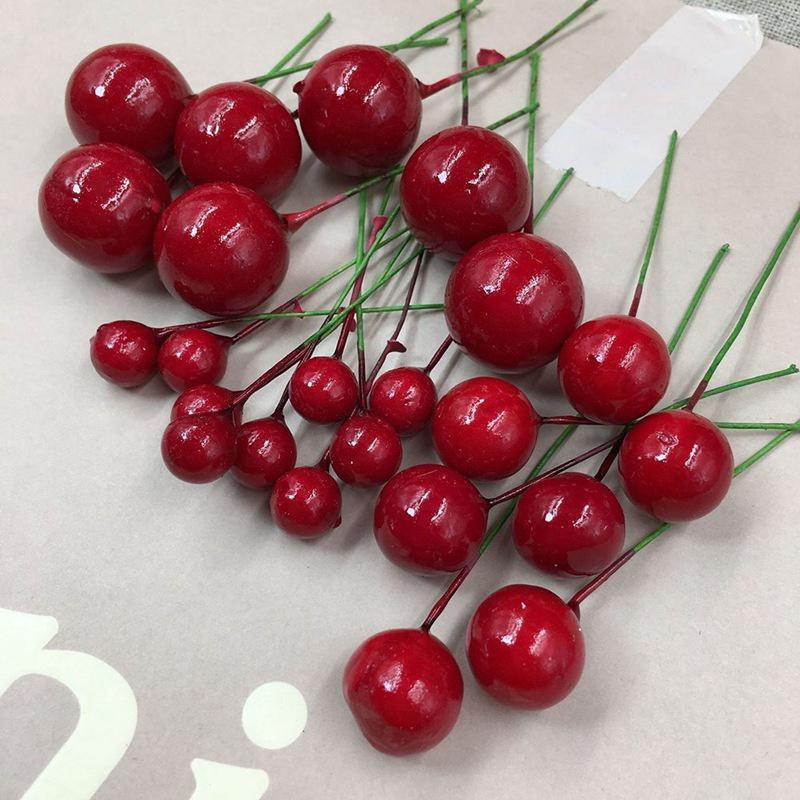 Tmdbyx Set 100 Quả Mọng Nhân Tạo Trang Trí Giáng Sinh