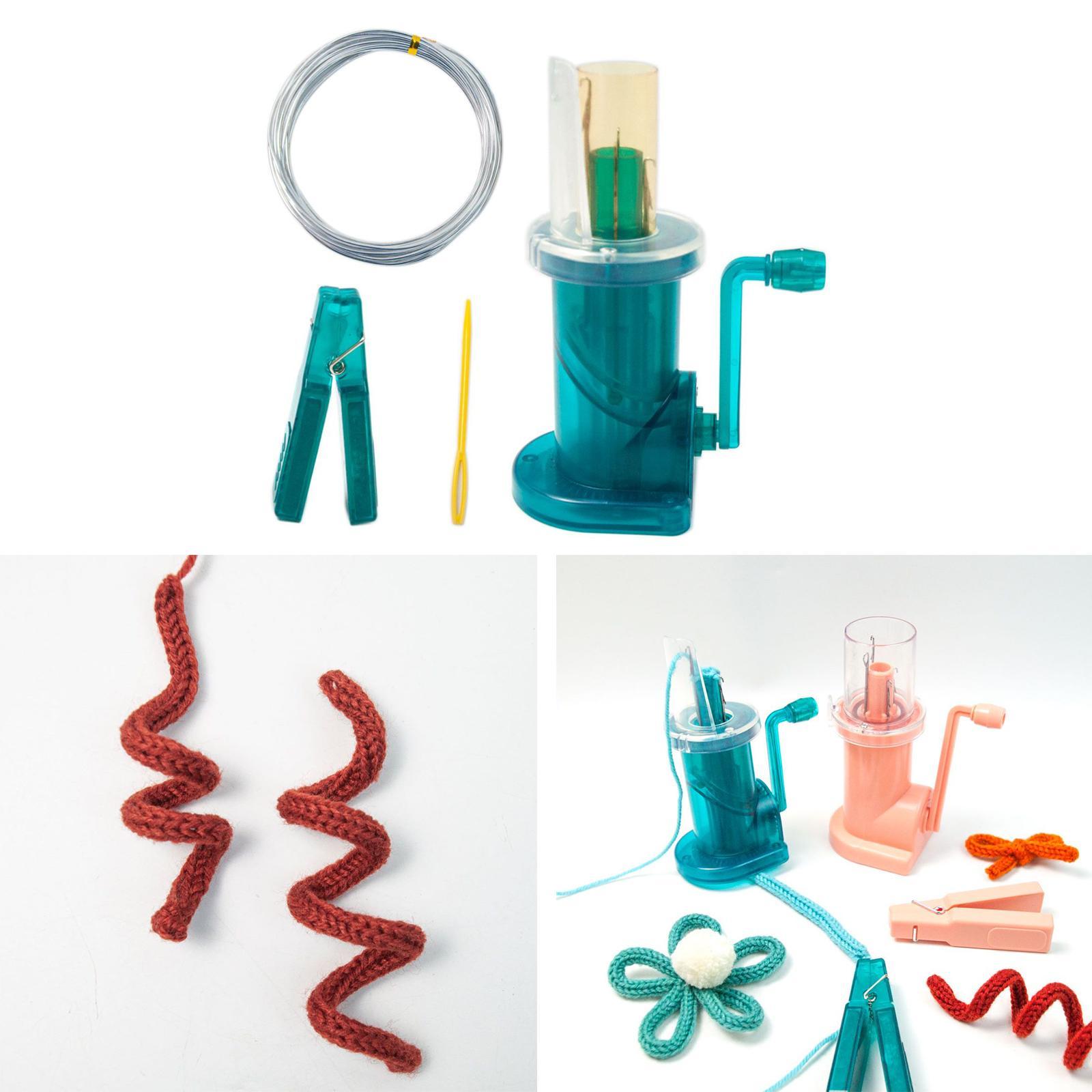 Hand Knitting Machine DIY Easy  Knitting Tool for Scarves Bracelets DIY Crafts