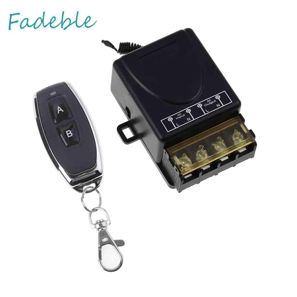 Công Tắc Rơ Le Điều Khiển Từ Xa AC 220V 1Ch Cho Cửa Garage