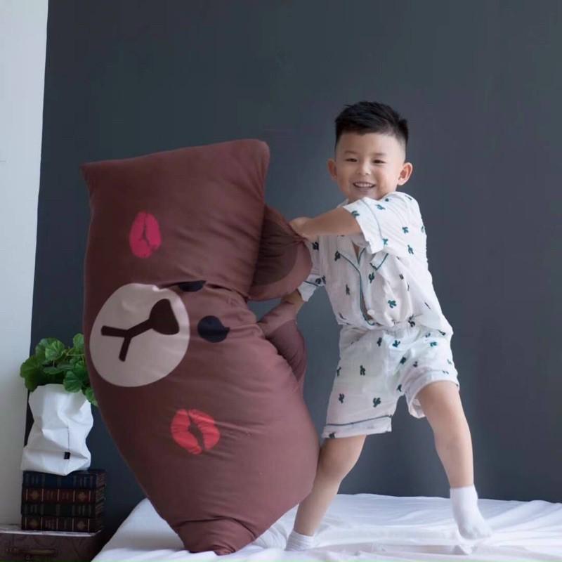 GỐI TỰA ĐẦU GIƯỜNG SIÊU CUTE (sz :50x110cm)