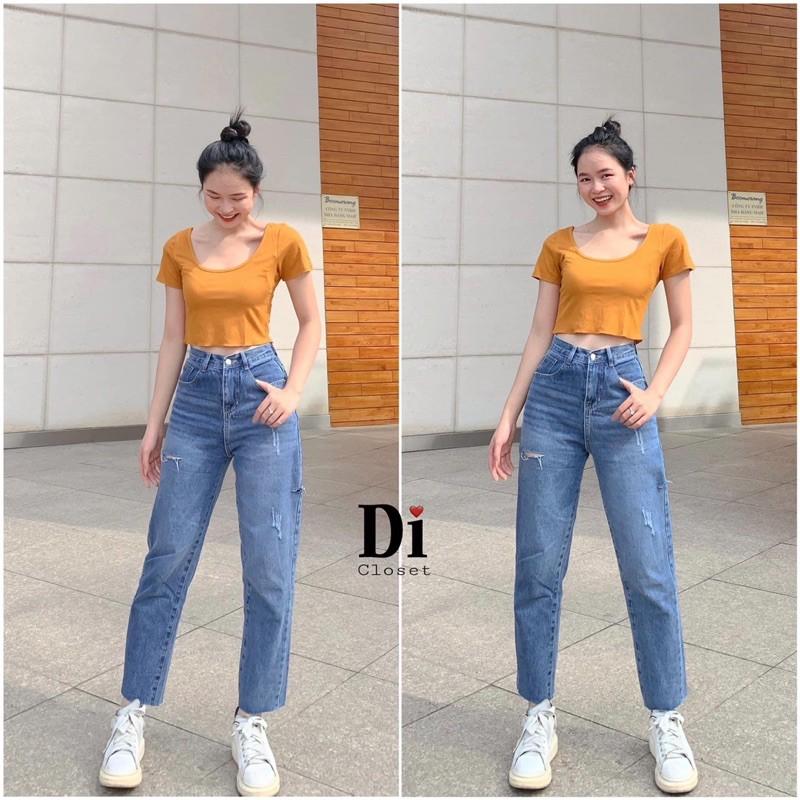 Jeans rách gối