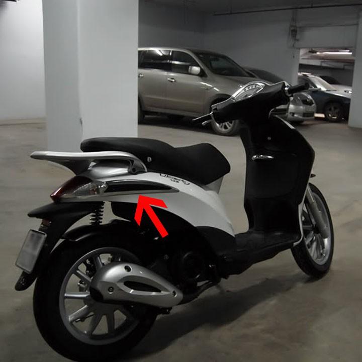 Bộ 2 thanh nẹp sườn xe máy dành cho Piaggio-Liberty cực sang - A384