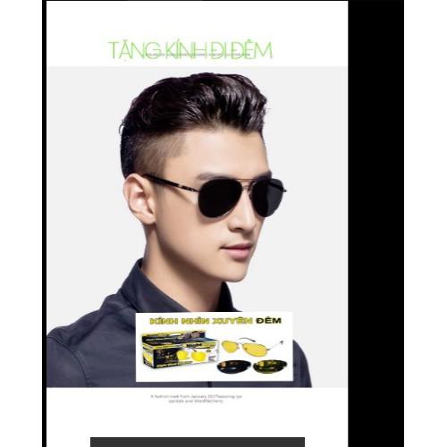 Kính mát nam cao cấp sang trọng + TẶNG 2 KÍNH ĐI ĐÊM