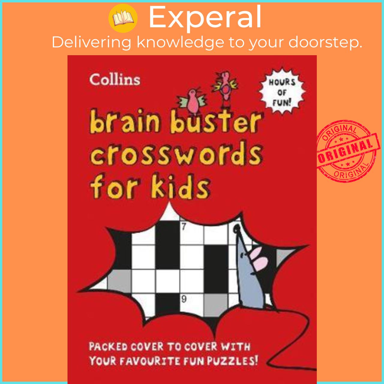 Sách - Collins Brain Buster Crosswords for Kids by Collins