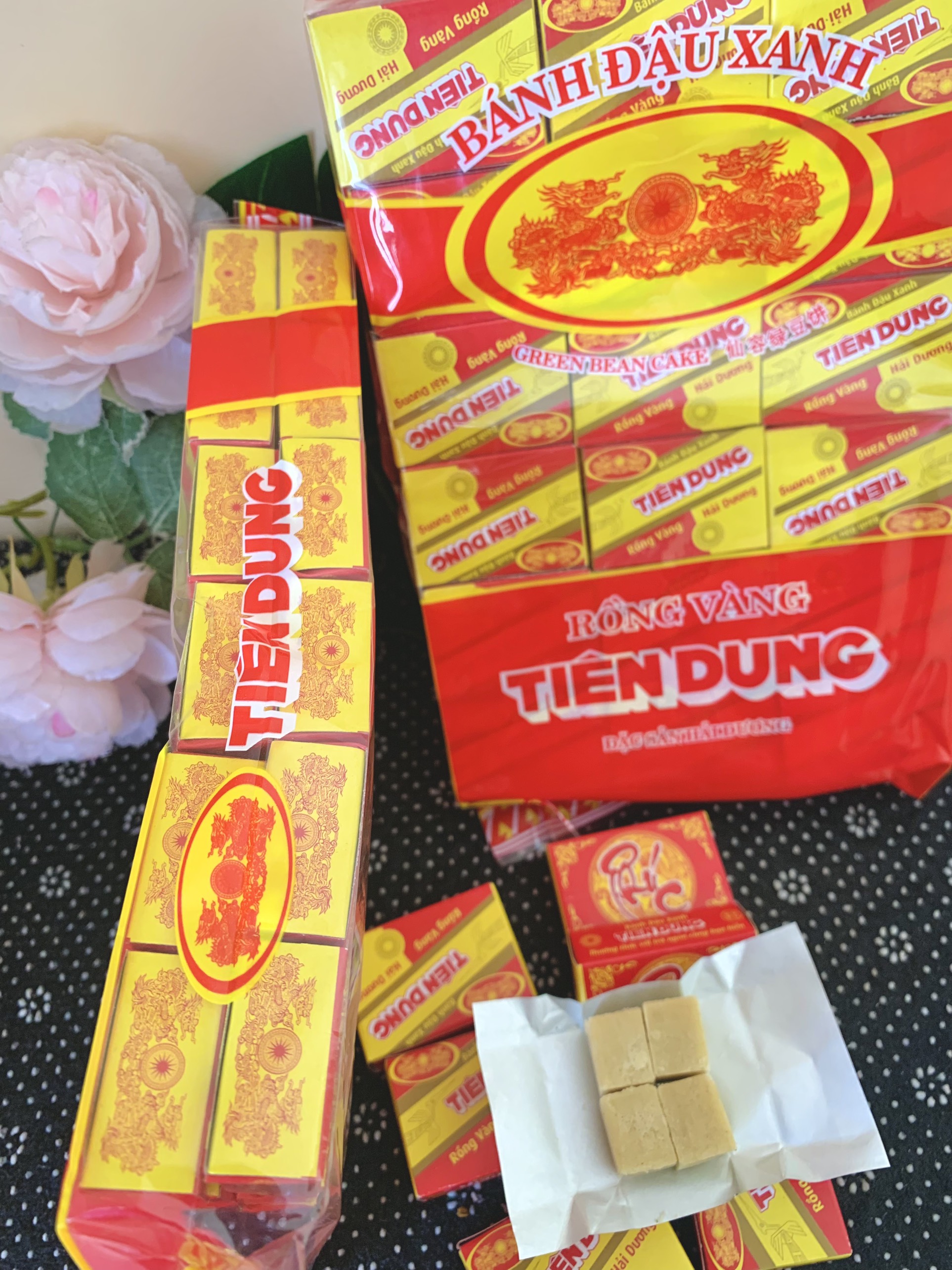 Bánh Đậu Xanh Rồng Vàng Tiên Dung 430g