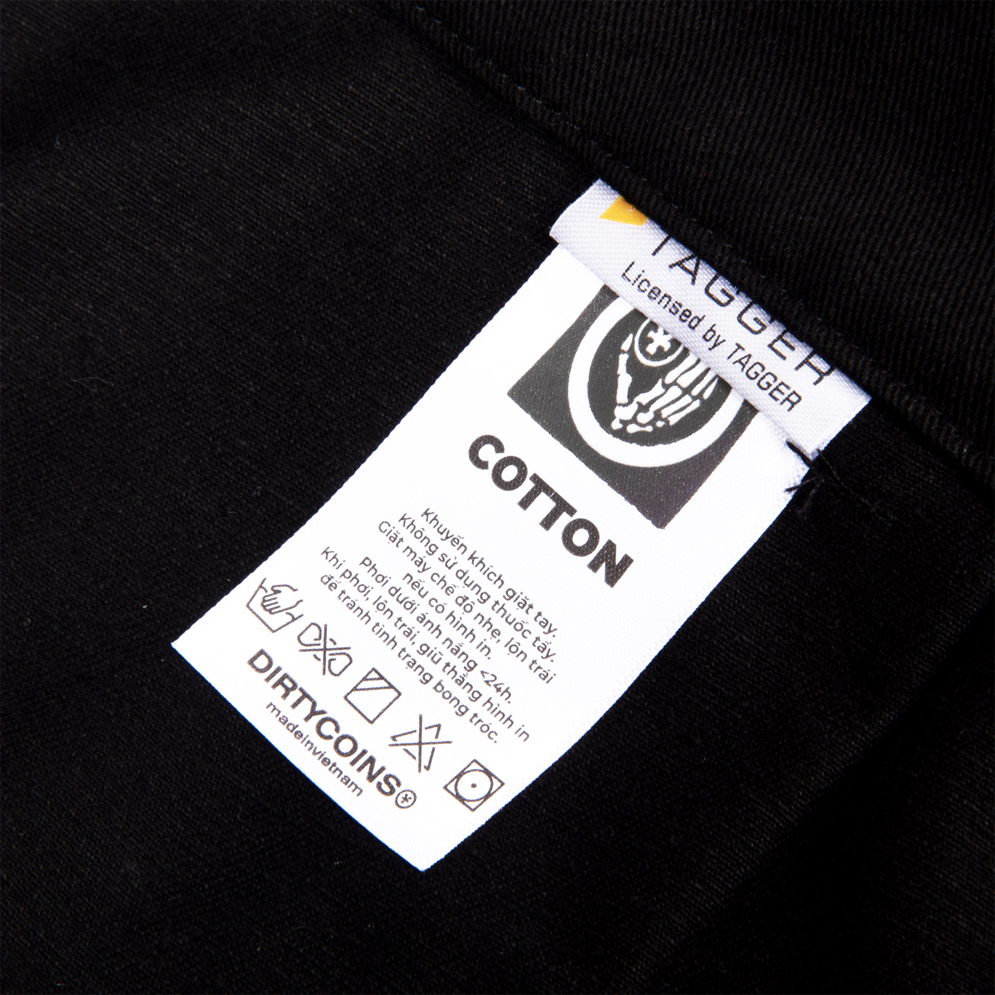 Quần DirtyCoins x One Piece Logo Print Khaki Pants - Black