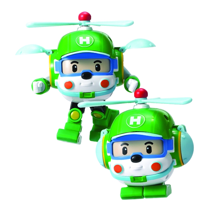 Đồ chơi ngộ nghĩnh đáng yêu - đồ chơi trẻ em - Bộ 6 chiếc xe đồ chơi biến hình biệt đội xe robocar Poli Super Wings