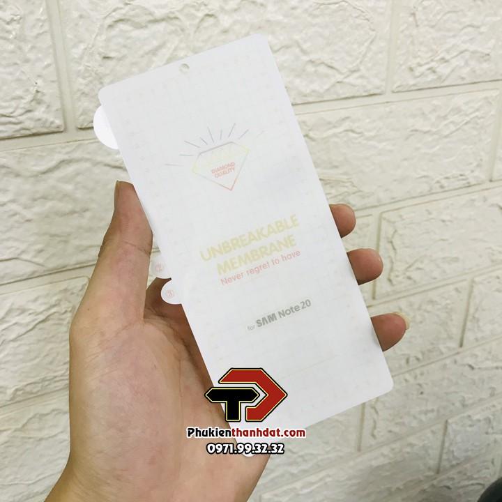 Dán full màn hình PPF dành cho SamSung Galaxy Note 20 chống xước