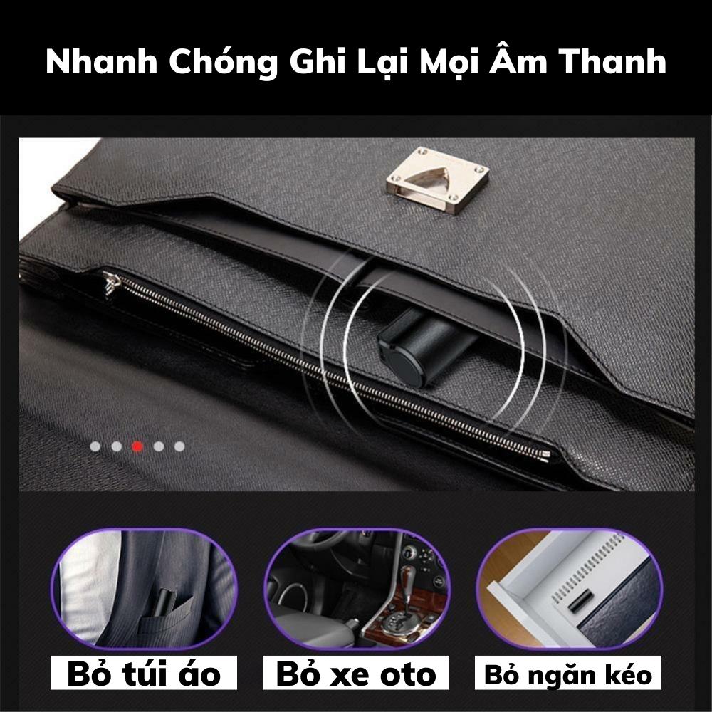 Máy ghi âm chuyên nghiệp TR3 Pin hoạt động 500 giờ liên tục