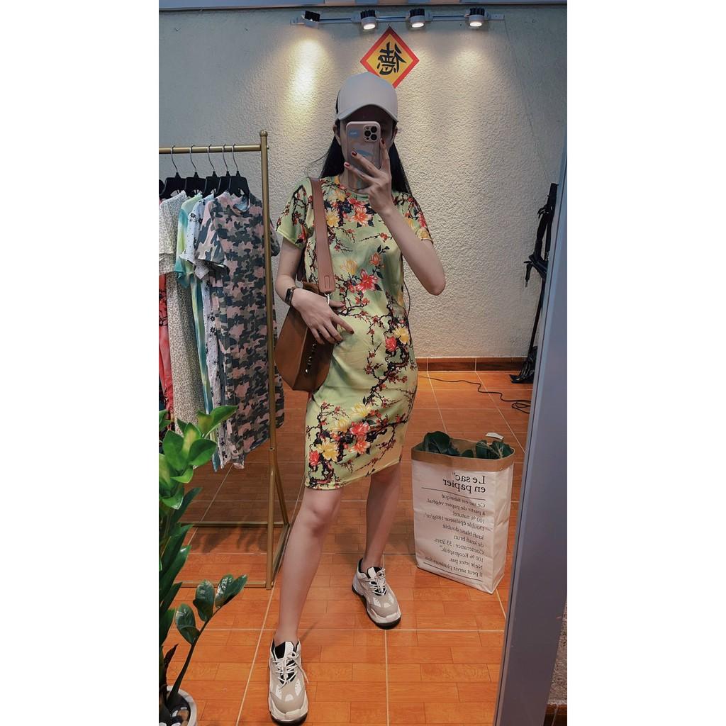 Đầm thun cotton hàng xuất