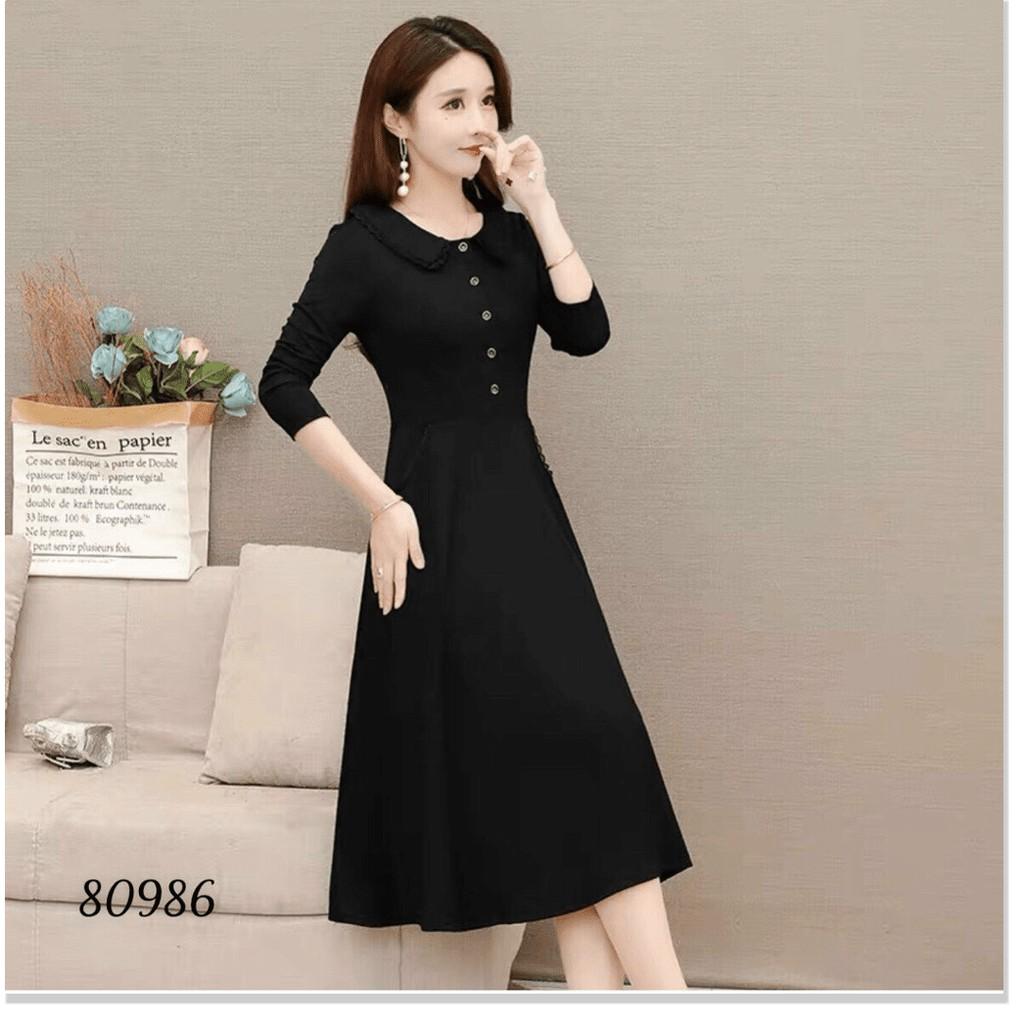 ĐẦM XÒE DỰ TIỆC CÓ NÚT CÚC CỰC XINH TÔN DÁNG THANH LỊCH CHO CHỊ EM THỜI TRANG LANO STORE