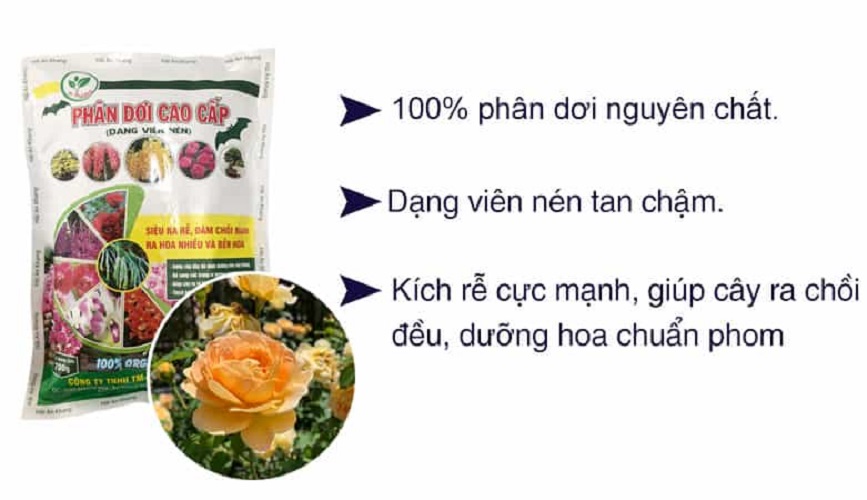 Phân Bón Phân Dơi Cao Cấp Dạng Viên Nén Siêu Ra Rễ, Đâm Chồi Mạnh, Ra Hoa Nhiều - Gói 700gr