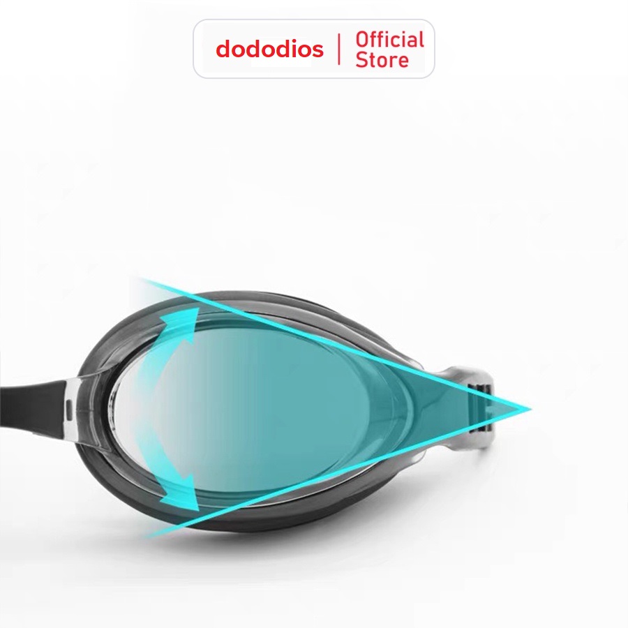 Kính bơi người lớn cho nam, nữ chính hãng dododios tầm nhìn rộng 180 độ góc nhìn PANORAMA hạn chế sương mờ, cản tia UV