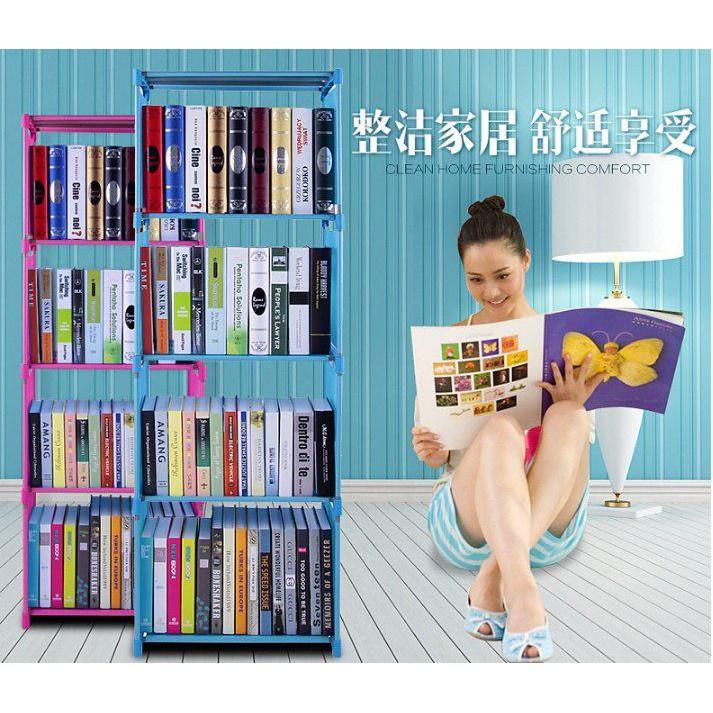 SP1040 Giá sách 5 tầng 4 ngăn lắp ráp - hàng loại 1