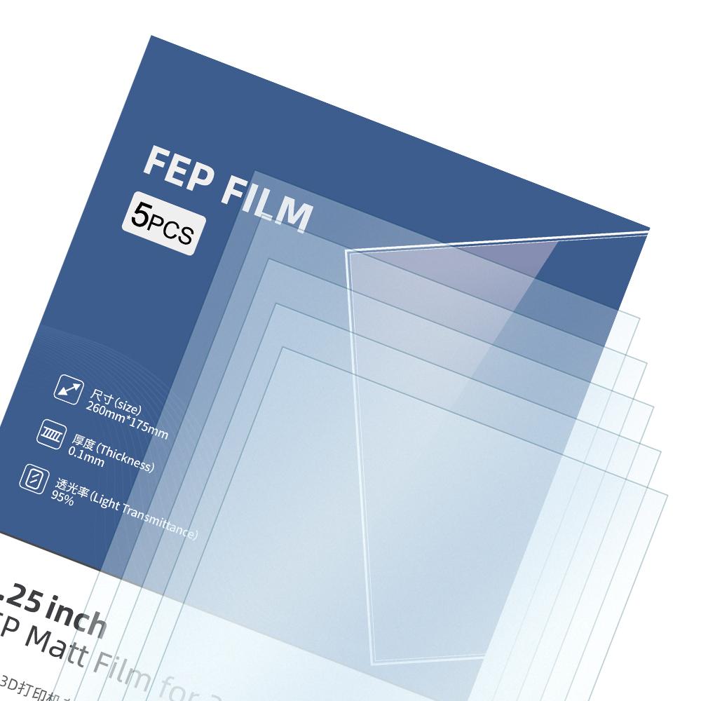 Anycubic fep matt flim cho photon m3 cộng với kích thước 260x175mm t = 0.1mm Phim phát hành mờ một mặt Phụ kiện in 3D