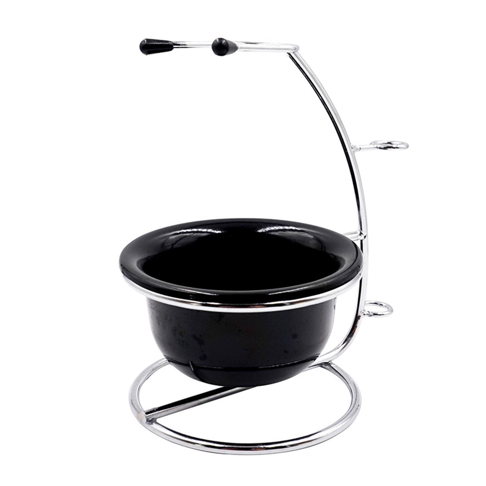 Travel Shaving Kit for Men Manual Stand Brush Bowl Set Elegant Durable