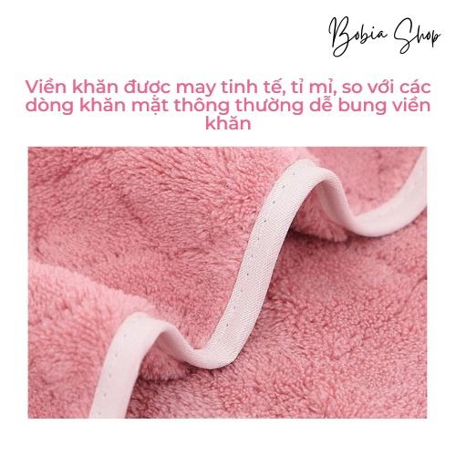 Khăn mặt cotton ngoại nhập vân kẻ chéo cho bé thấm hút siêu tốt, mềm mịn, bông xốp 30x30cm