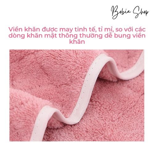 Khăn mặt cho bé chất liệu cotton mềm ngoại nhập siêu dày dặn, siêu khô thoáng kích thước 30x30cm