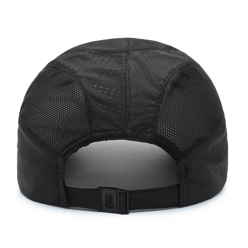 COKK Mũ Bóng Chày Nam Nữ Nón Thể Thao Thoáng Lưới Nón Mùa Hè Cho Nam Gorro Casquette Nam Mũ Đen ngoài Trời Mới Color: black Size: 55-60cm