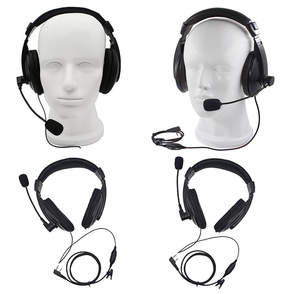 2x Professional Noise Cancelling Overhead Headphones for 2Pin