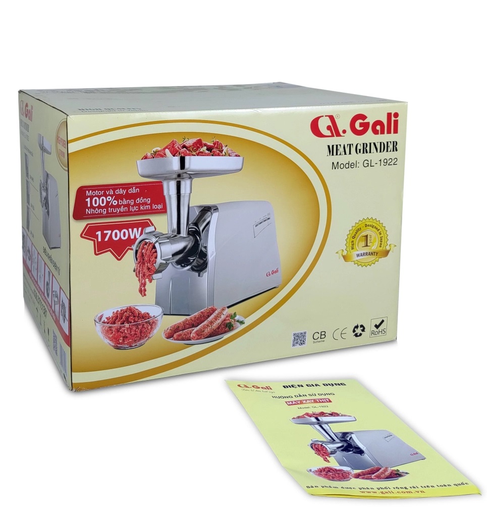 Máy xay thịt công nghiệp Gali GL-1922 - Hàng chính hãng