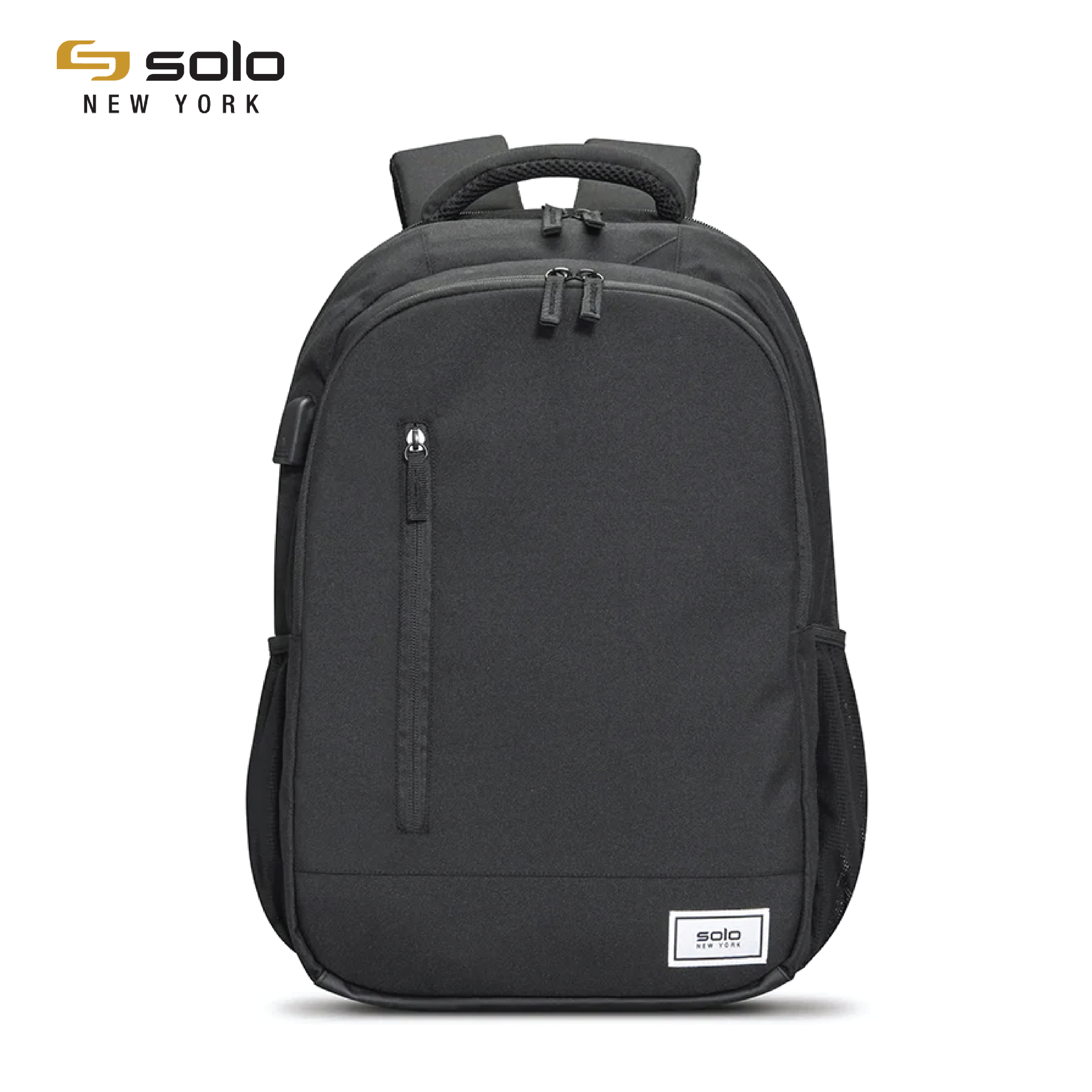 Balo Laptop Solo Re: Define 15.6 inch - Màu Đen - Mã UBN708-4 - Có cổng sạc USB - Chất liệu Vải tái chế - Bảo hành 5 năm chính hãng