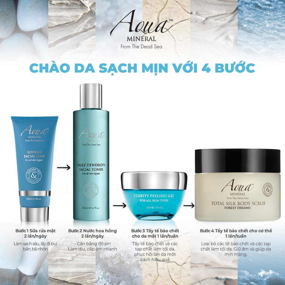 Muối Tẩy Tế Bào Chết Aqua Mineral- Total Silk Body Scrub Forest Dreams