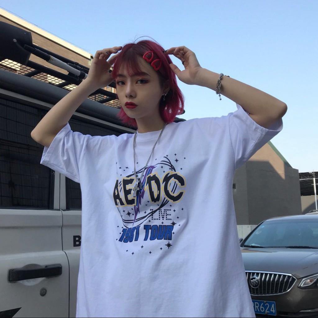 Áo Thun Tay lỡ Unisex  Freesize từ 40-70kg