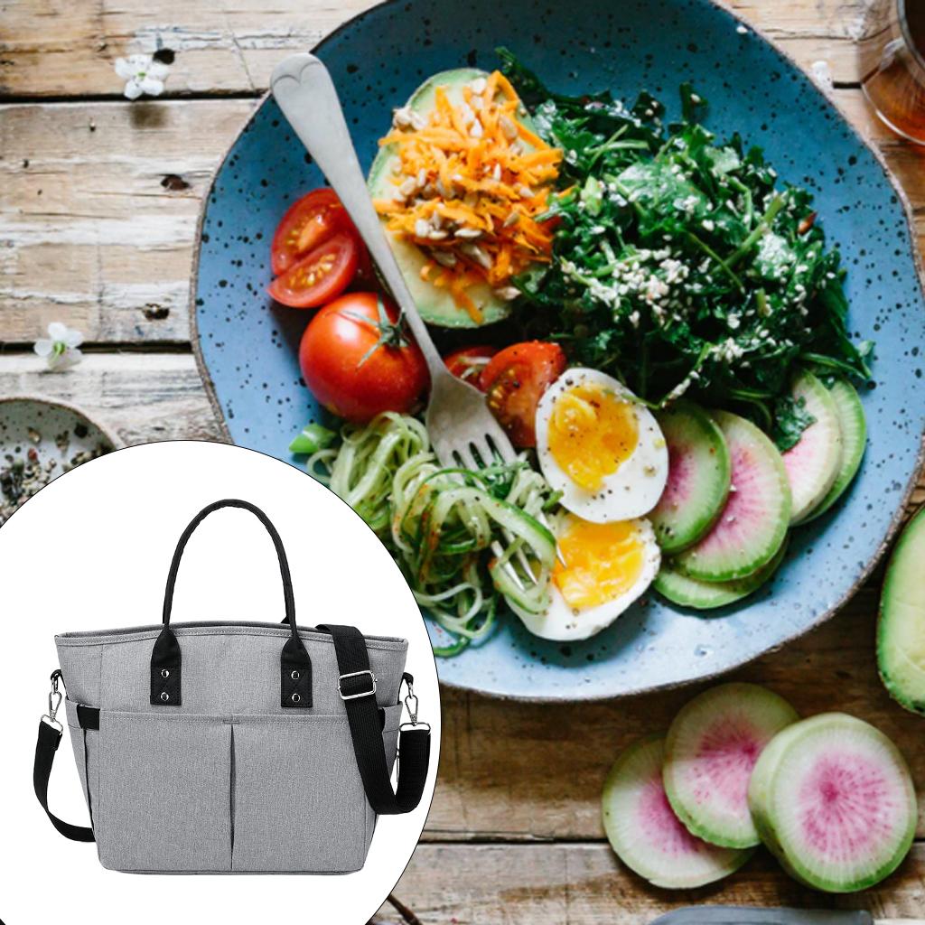 Colaxi Insulated Lunch Box Tote School Picnic Travel