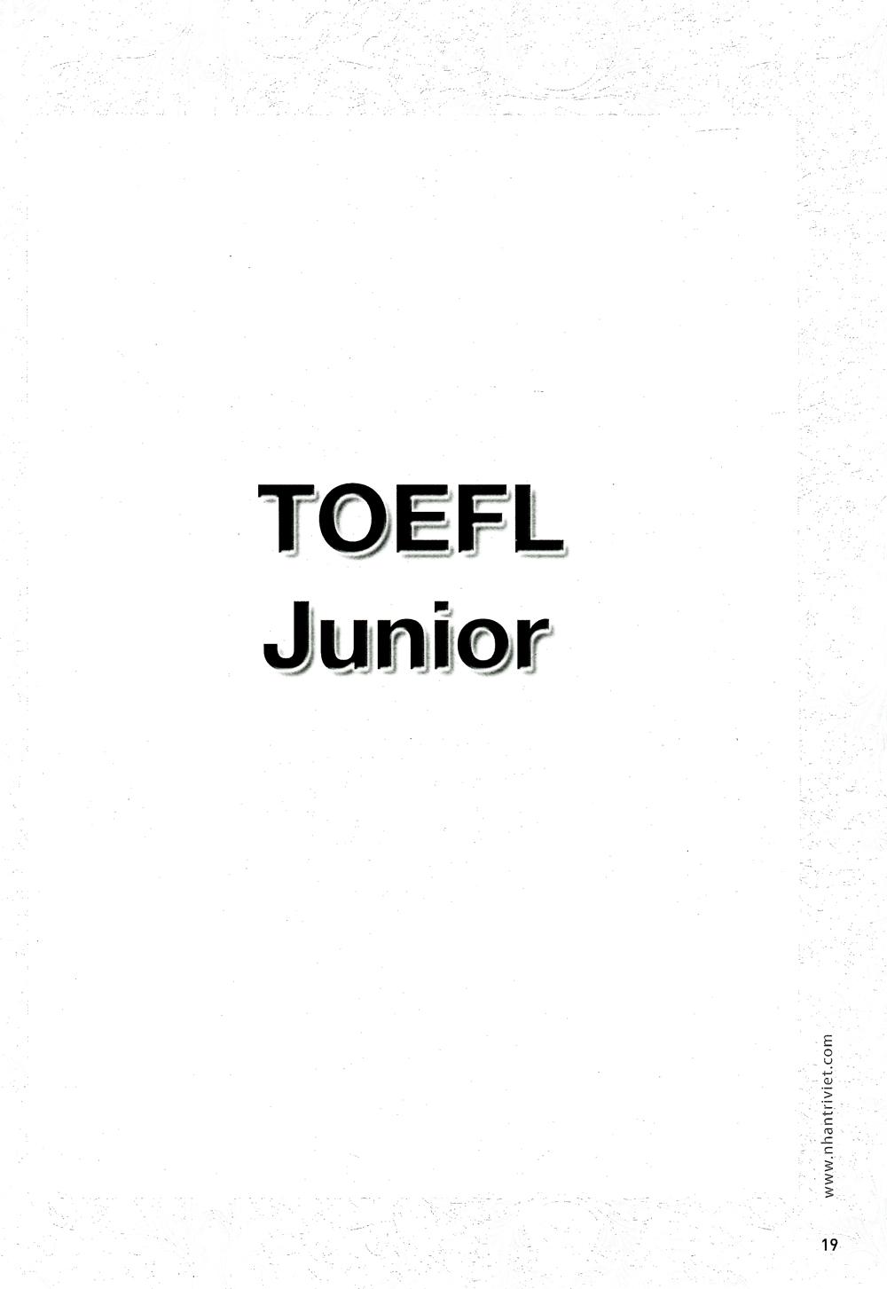 Master TOEFL Junior Cefr Level Advanced B2 (Kèm CD)