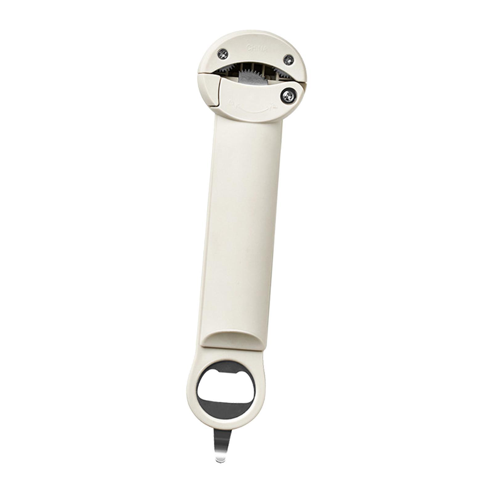 Manual Can Opener Adjustable Effortlessly Anti Slip Jars Openers