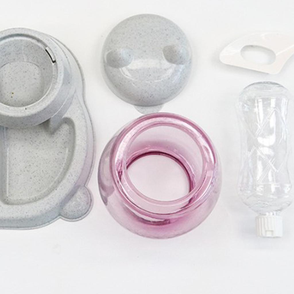 2pcs Automatic Feeders Cat Kitten Rabbit Water Dispenser Drinking Fountains