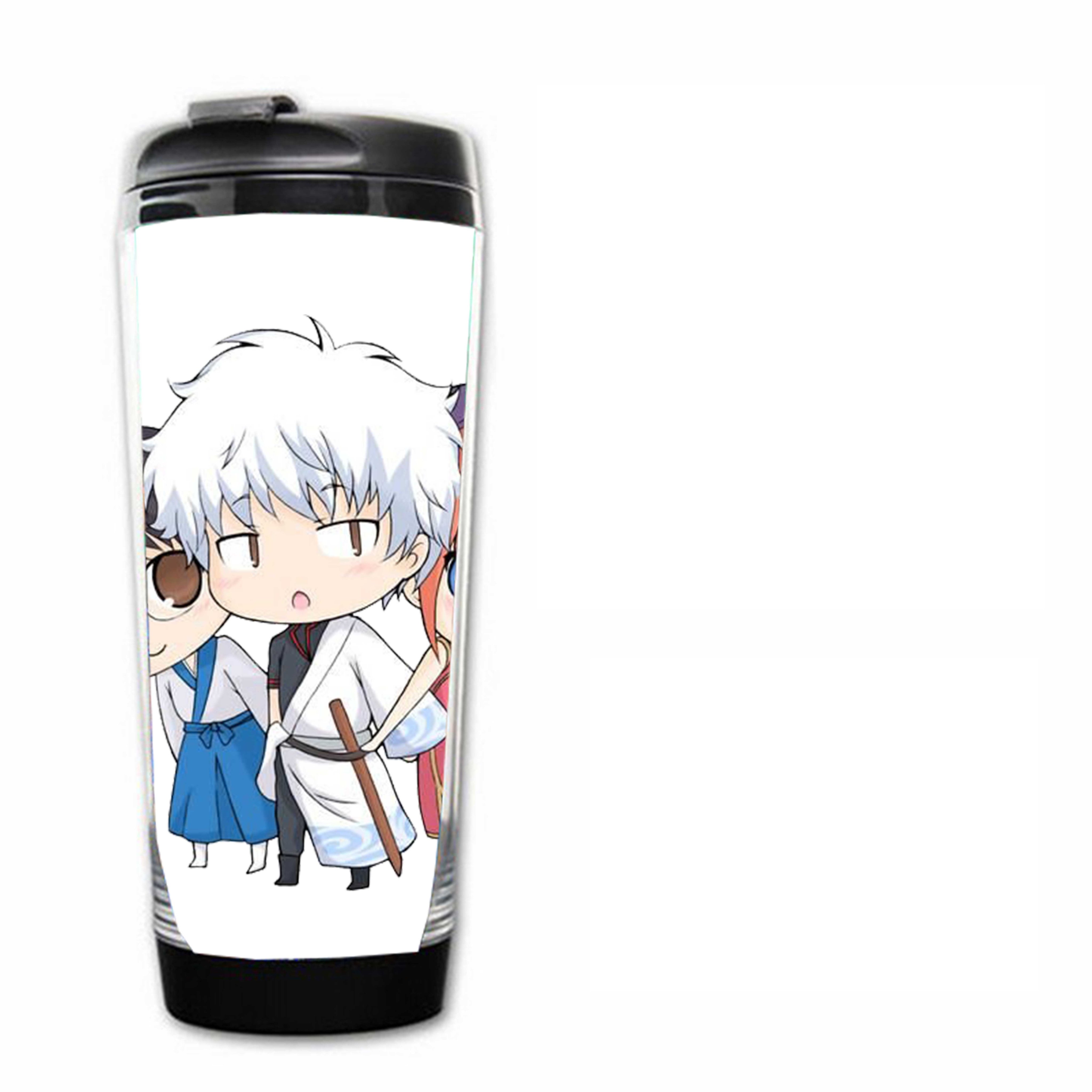 Bình nước in hình Gintama Linh Hồn Bạc anime chibi