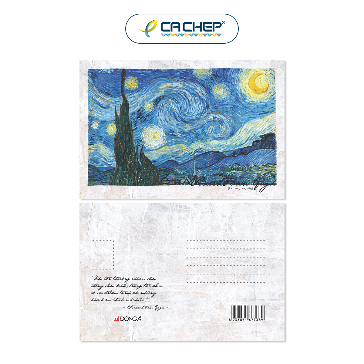 Postcard Danh Họa - Vincent Van Gogh (Tùy chọn)