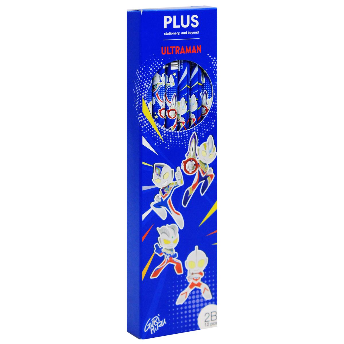 Bút Chì Ultraman 2B - Plus 600-V025