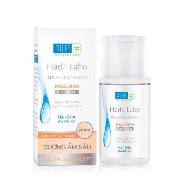 Hada Labo Dung Dịch Dưỡng Ẩm Dành Cho Da Thường Advanced Nourish Hyaluron Lotion 100ml