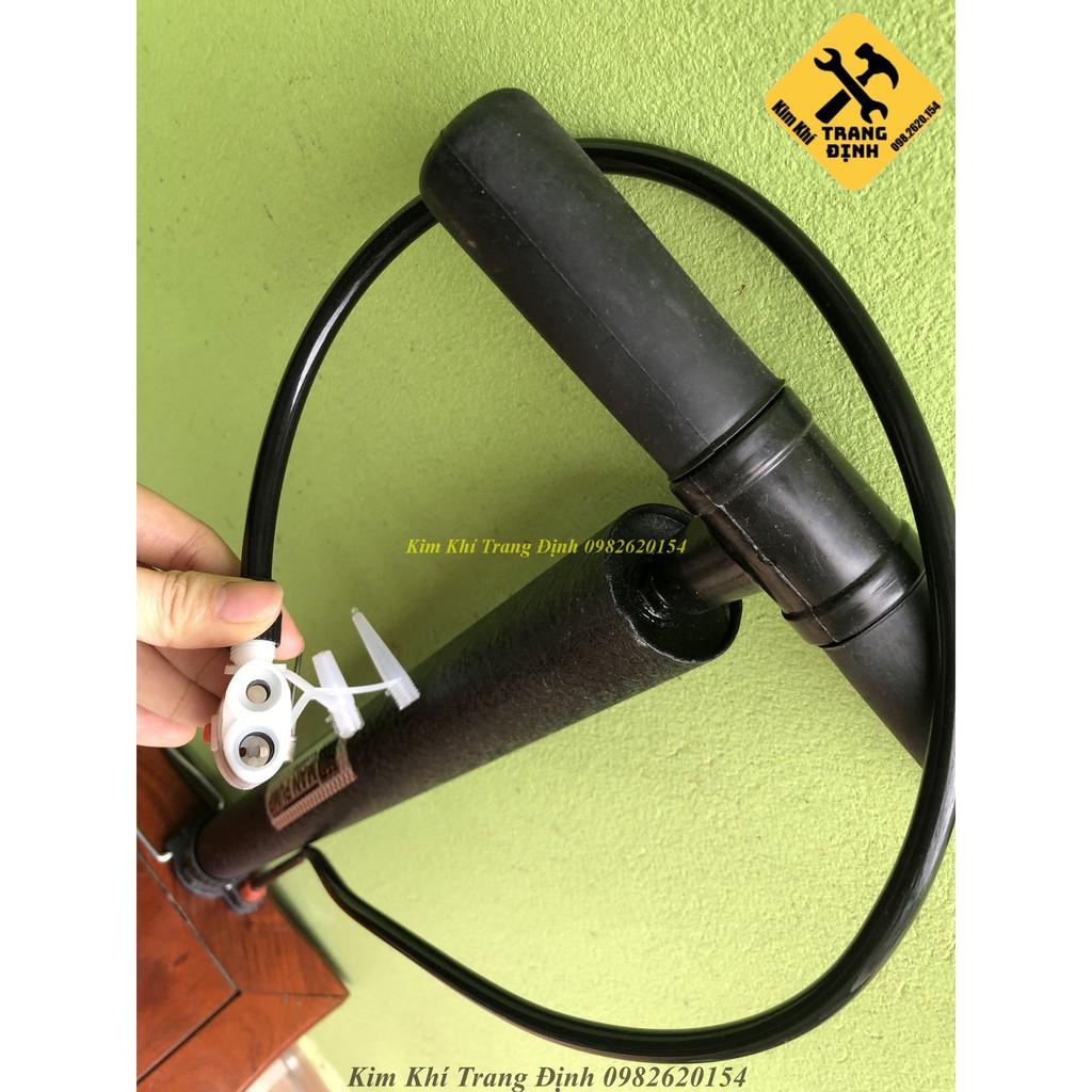 Bơm xe đạp, xe máy, bóng bay bằng tay ống to hơi khoẻ - Hàng loại 1