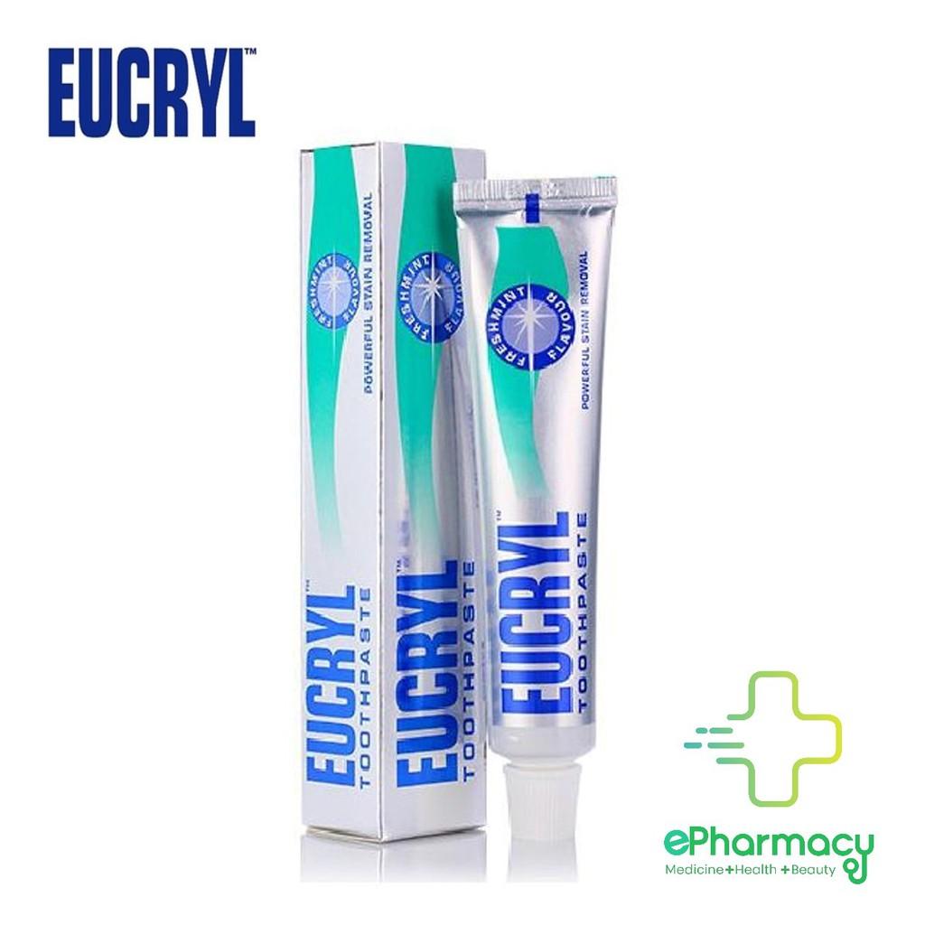 Kem Đánh Răng Eucryl, Tẩy Trắng Eucryl Toothpaste 62g