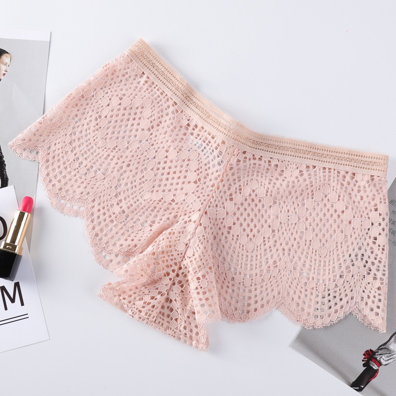 COMBO 5 QUẦN NỮ REN BOXER XUYÊN THẤU KIỂU PHÁP B12