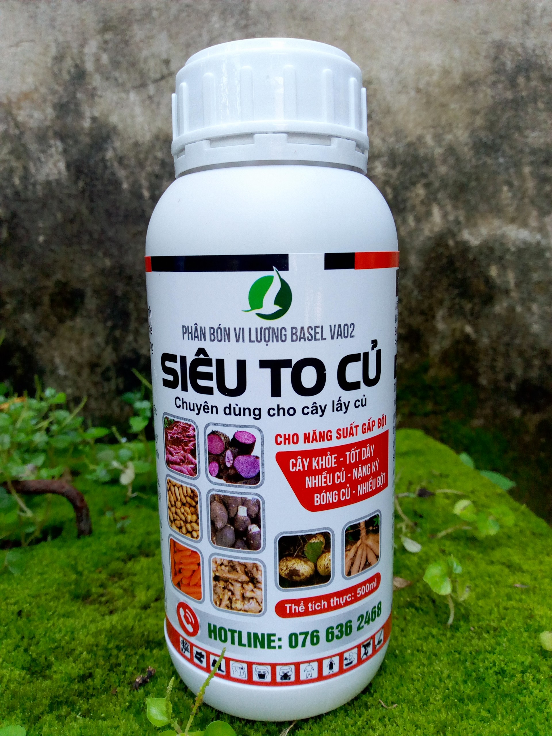 SIÊU TO CỦ 500ml , tăng kích thước củ, giúp củ to, phì củ, nặng ký, chắc vỏ, không thối củ