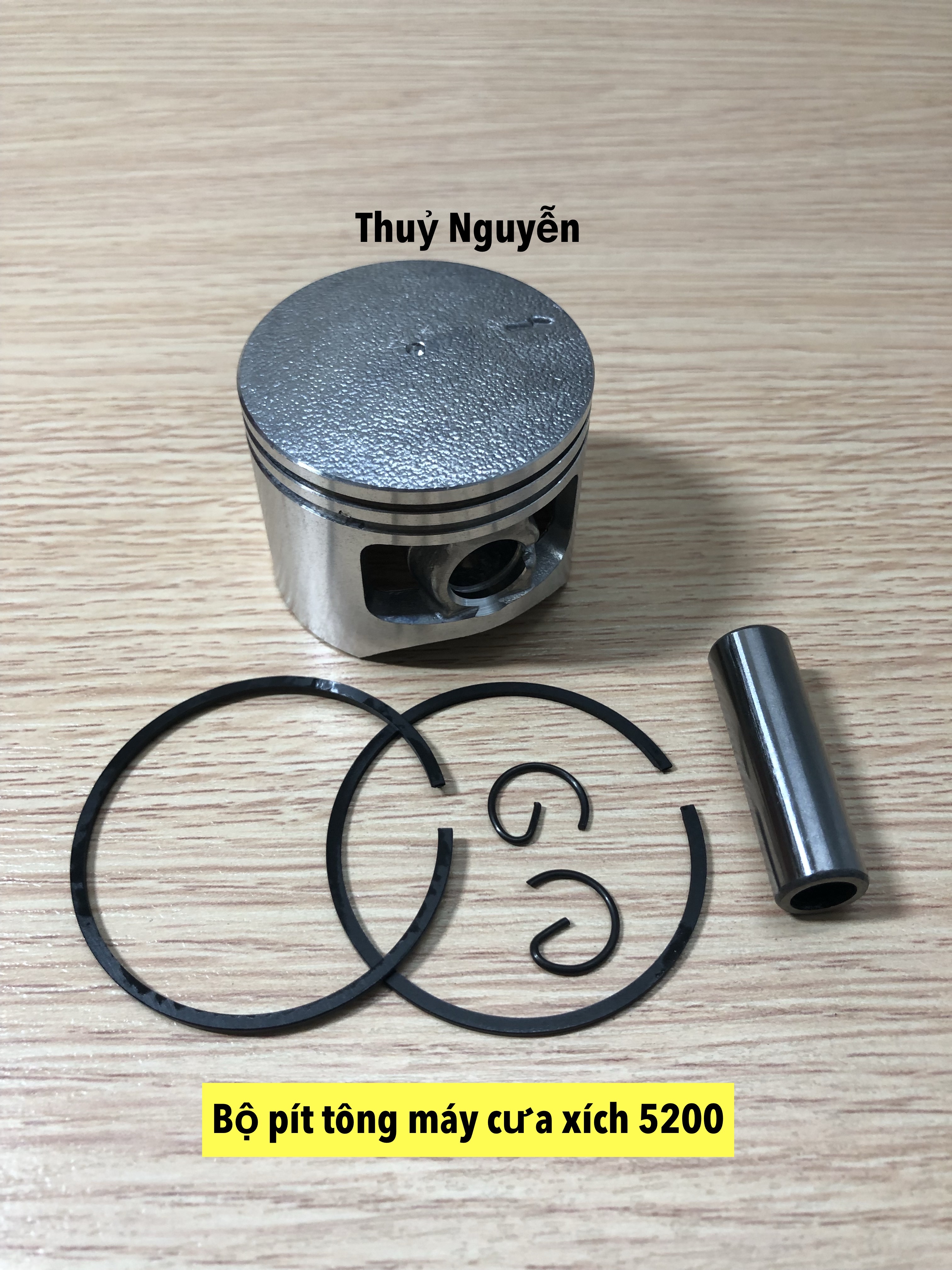 Bộ pít tông 45mm máy cưa 5200, 5900, 52cc