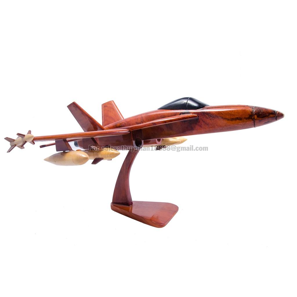 - Mô hình máy bay gỗ F-18