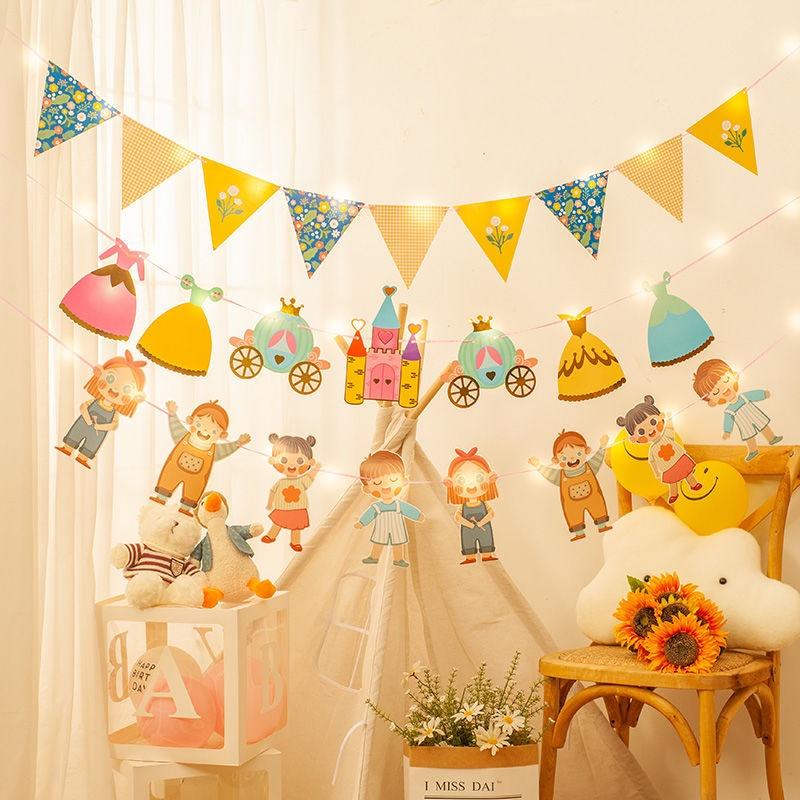 Dây cờ treo trang trí tiệc sinh nhật năm mới