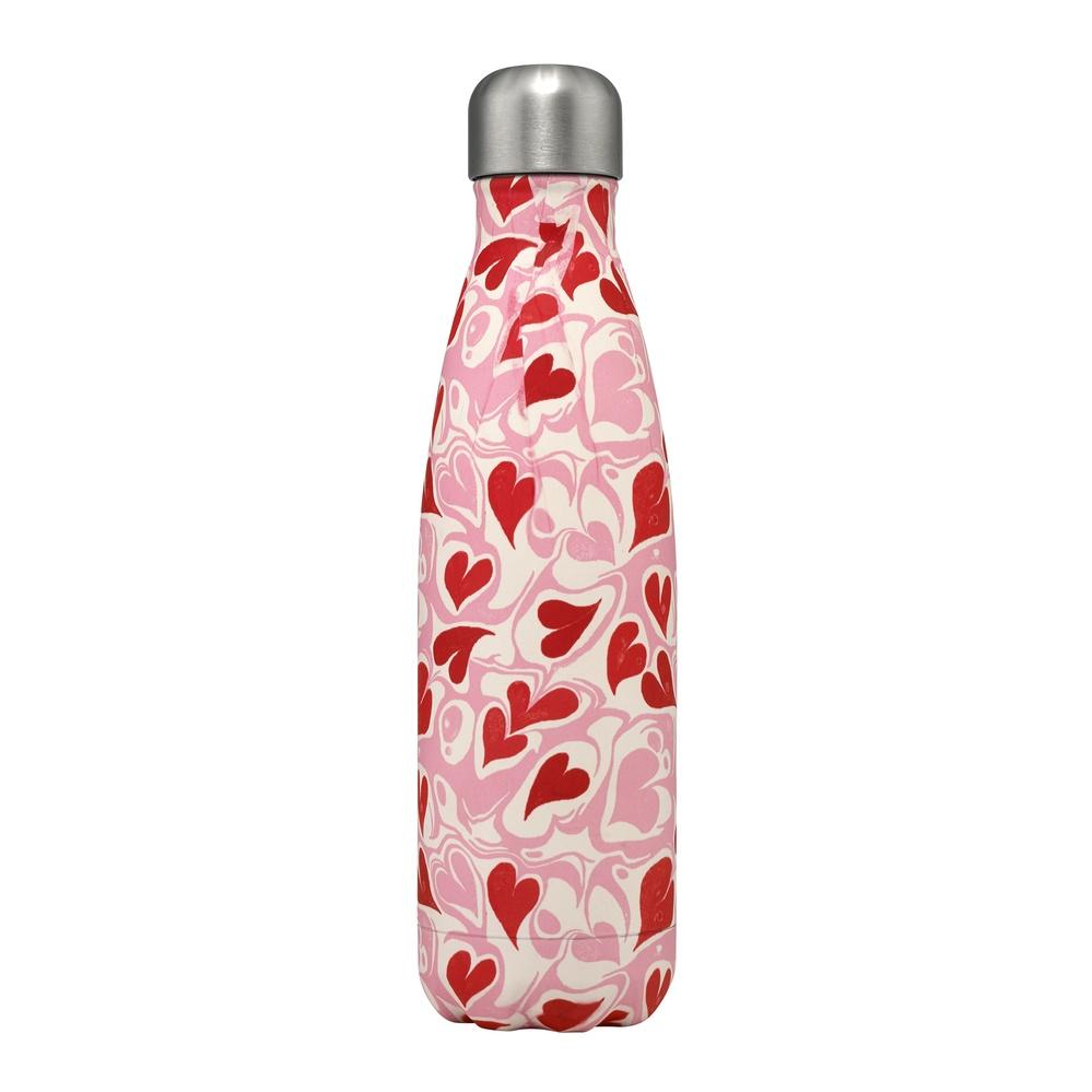 Cath Kidston - Bình giữ nhiệt/Stainless Steel Water Bottle - Marble Hearts Ditsy - Pink -1045062