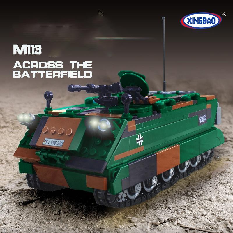 Đồ chơi Lắp ráp Xe Tăng Đức MTW M113 - Xingbao XB06050 German Tank - Xếp hình thông minh - Mô hình trí tuệ