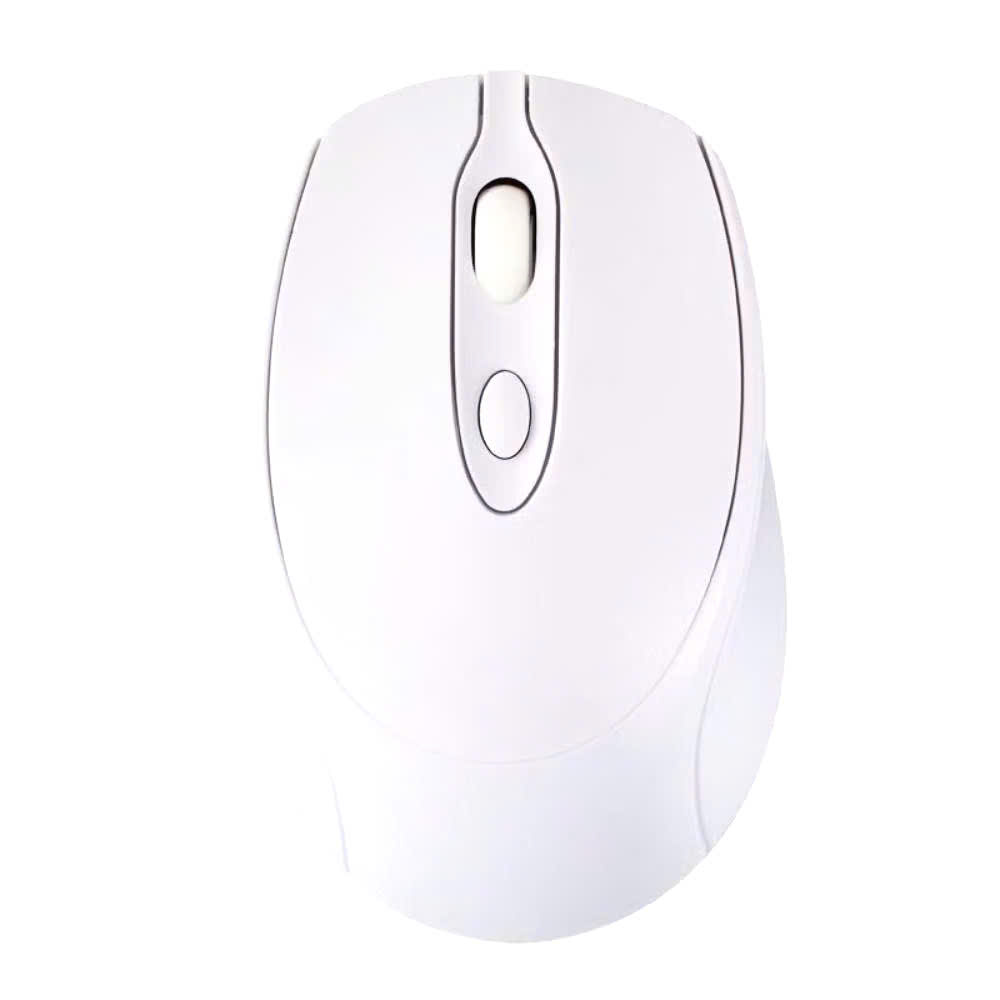 Chuột không dây tĩnh âm Robot M360, Pin sạc 300mAh, kết nối đa kênh Bluetooth 5.0 &amp; USB Receive 2.4 GHz,1600 DPI, hàng nhập khẩu