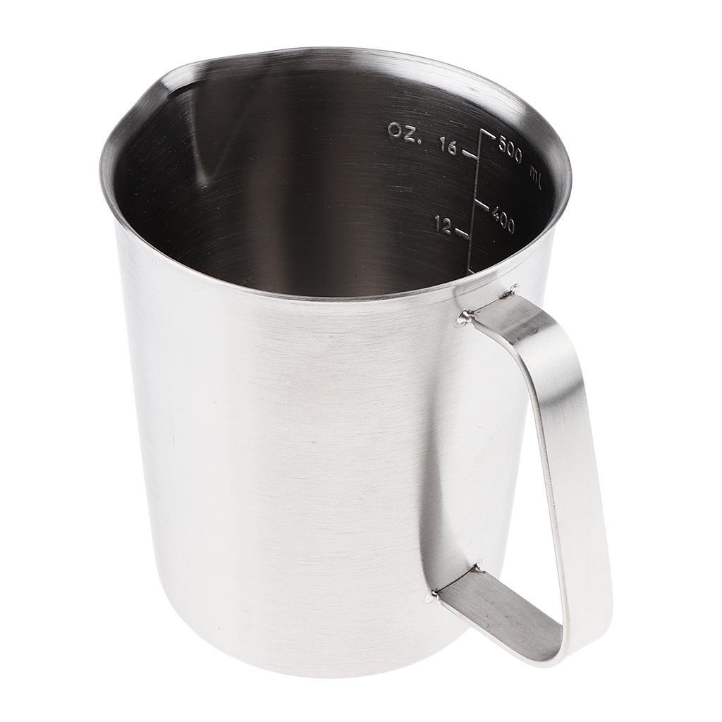 2pcs Diy Candle Making Jug Stainless Steel Coffee Milk Foam Jug